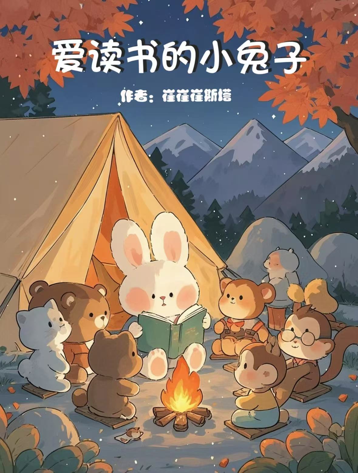 爱读书的小兔子